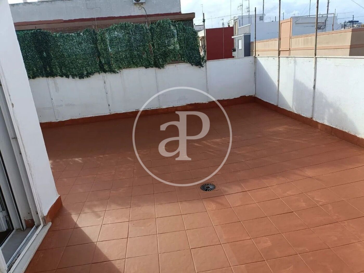Terrace of Flat to rent in  Valencia Capital  with Air Conditioner, Heating and Terrace