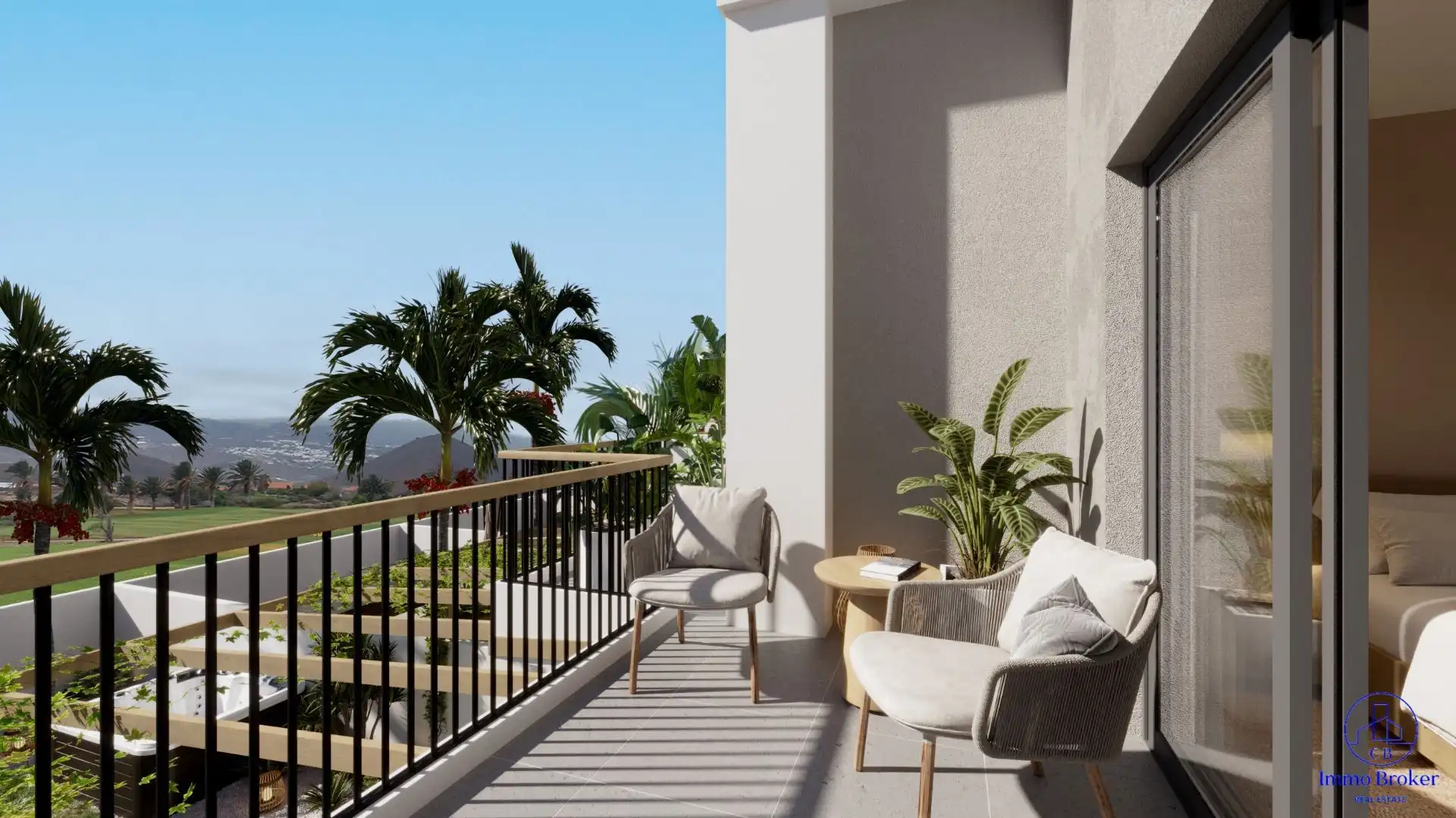 Terraced house with garden for sale in Golf del Sur - Amarilla Golf