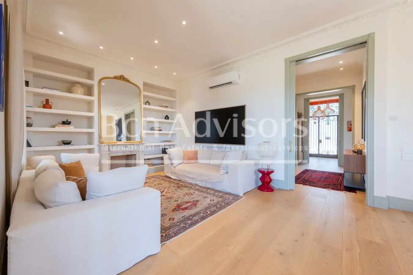 Sala d'estar de Casa o xalet de lloguer en Barcelona amb Aire condicionat, Calefacció i Jardí privat