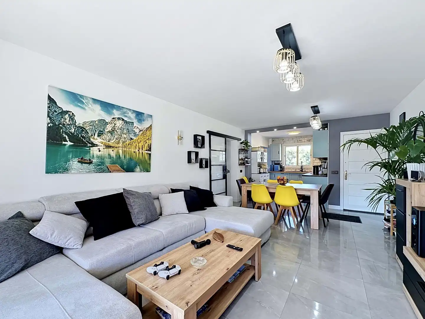 Sala de estar de Piso en venta en Pollença con Aire acondicionado y Calefacción