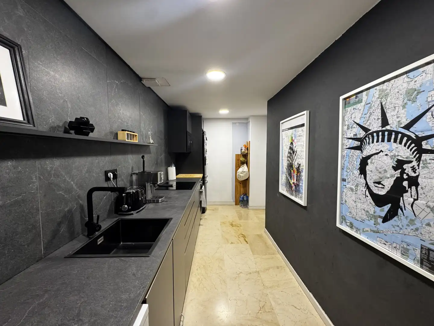Cocina de Ático en venta en Castell d'Aro, Platja d'Aro i s'Agaró con Calefacción, Terraza y Amueblado