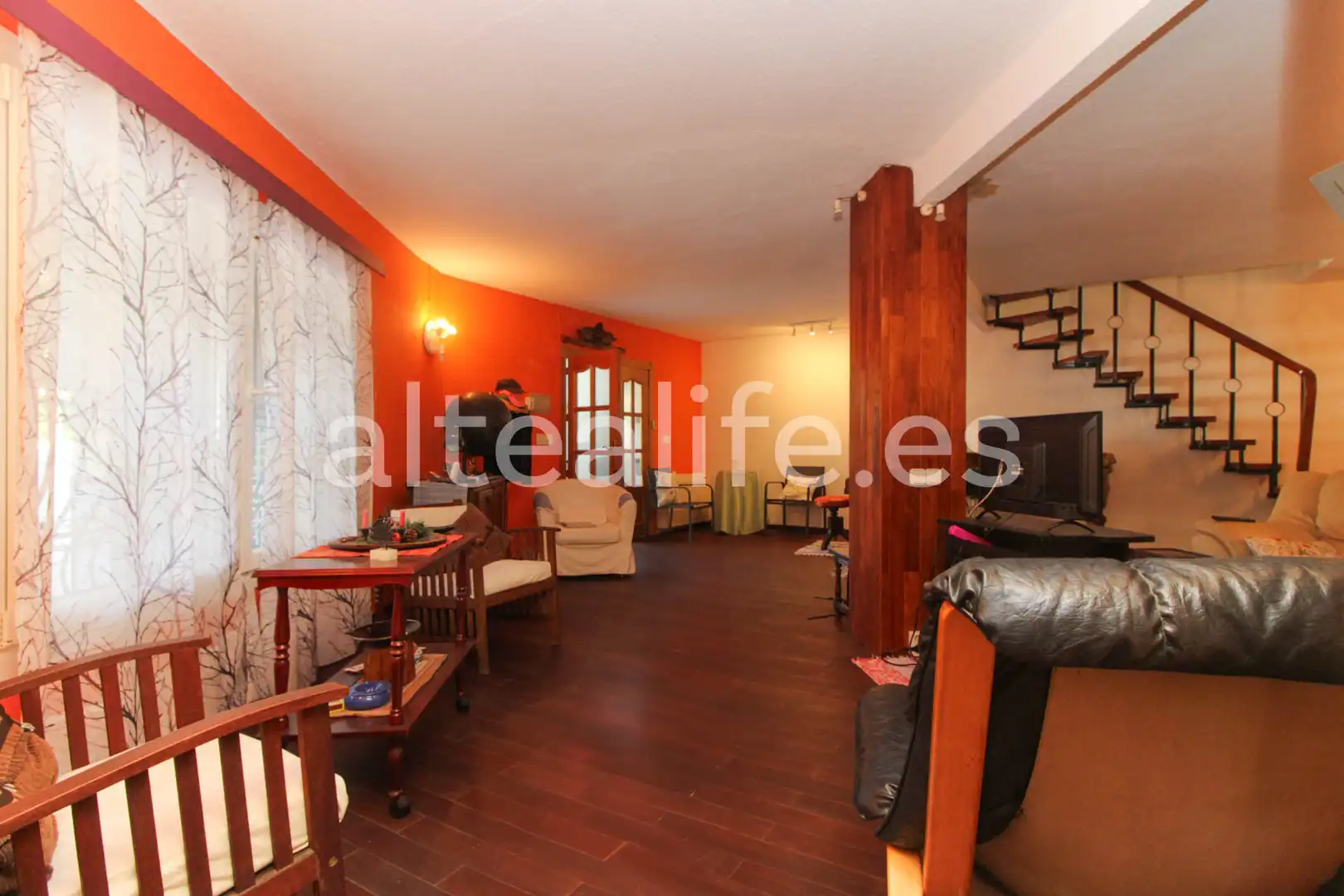 Sala de estar de Casa adosada en venta en Altea con Aire acondicionado, Terraza y Piscina