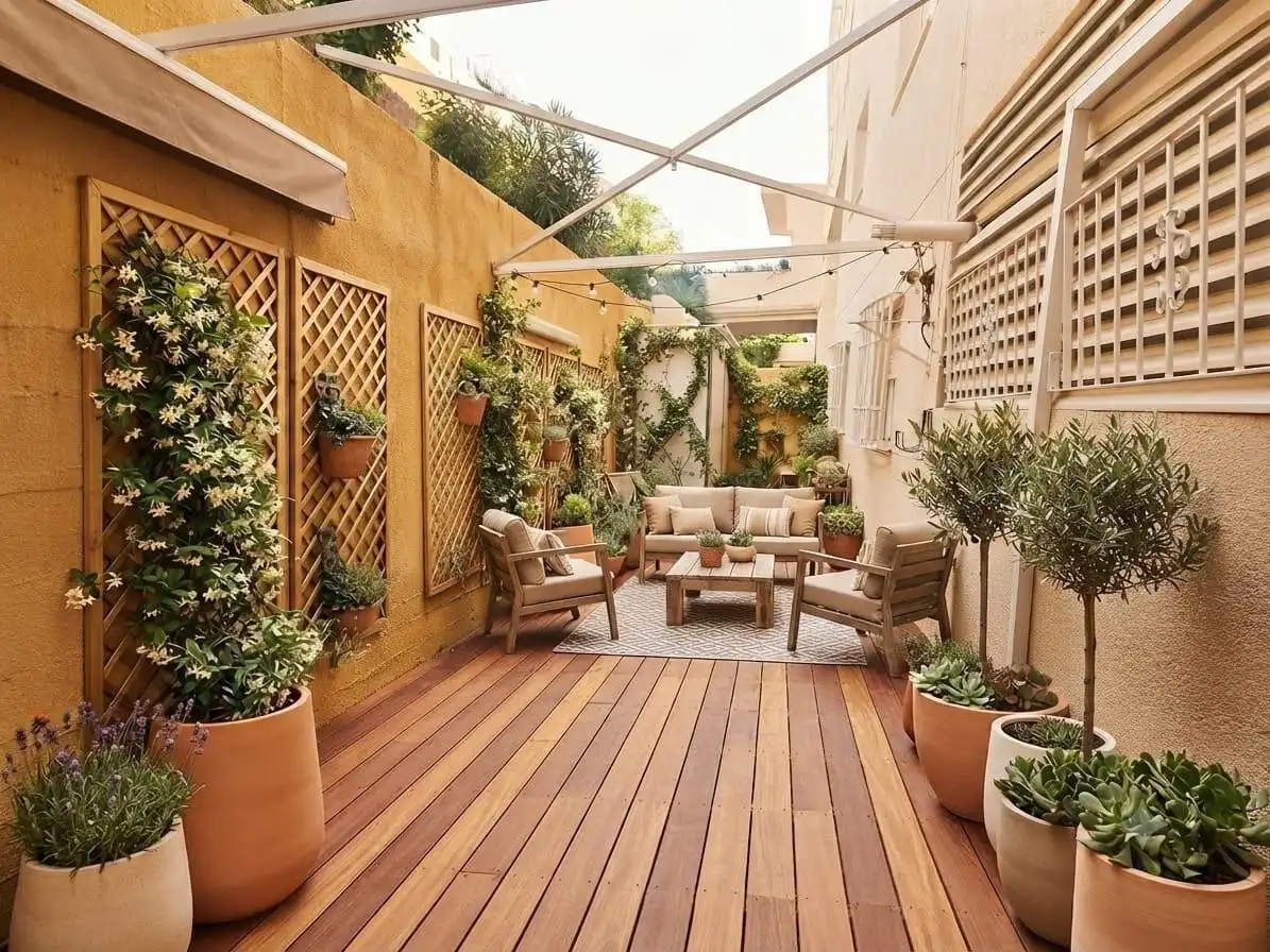 Terrassa de Apartament en venda en Benalmádena amb Aire condicionat, Calefacció i Jardí privat