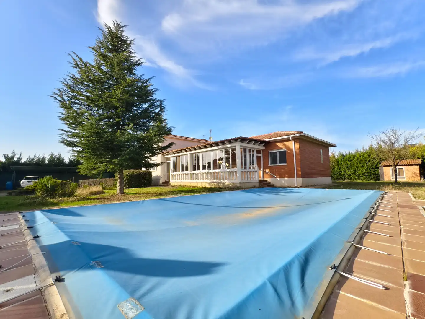 Jardín de Casa o chalet en venta en Grijota con Calefacción, Jardín privado y Piscina