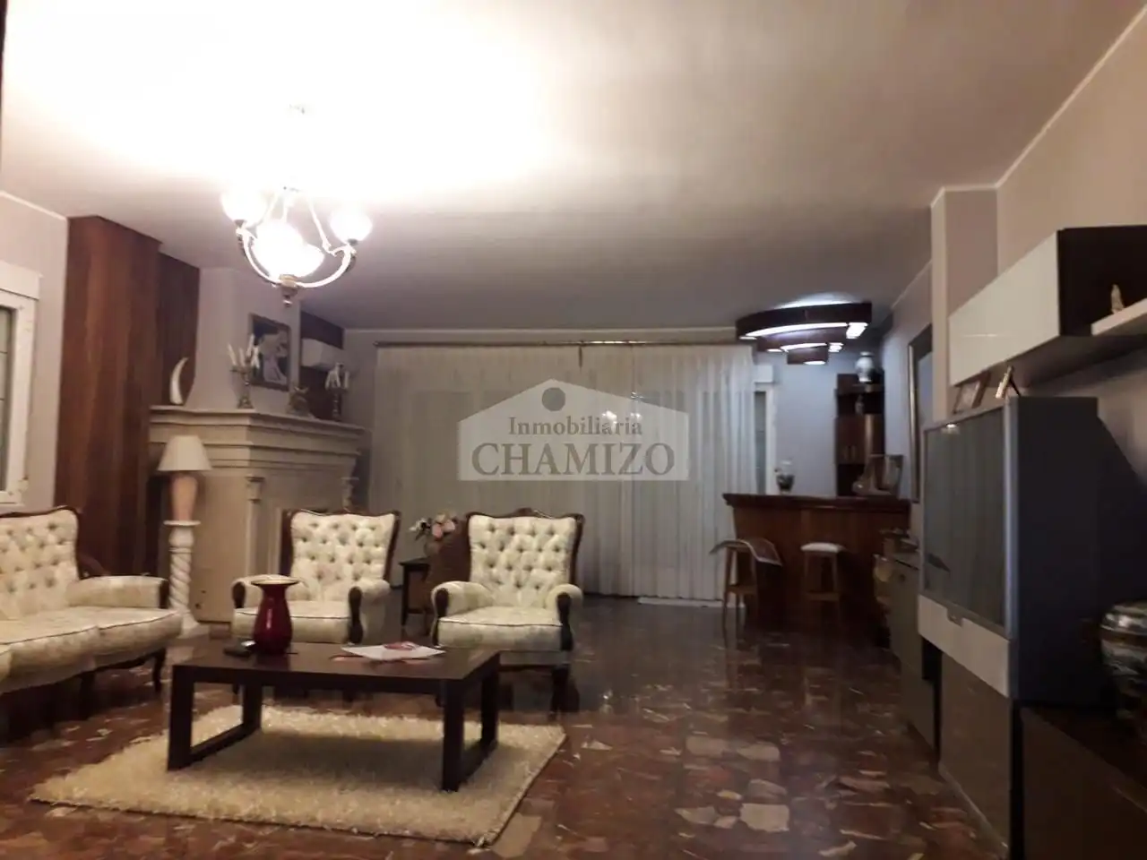 Sala de estar de Casa o chalet en venta en Villar de Rena con Aire acondicionado, Calefacción y Jardín privado