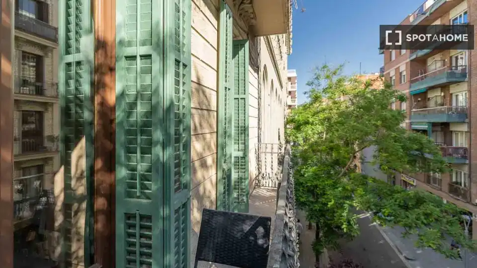 Balcony of Flat for rent in Gràcia