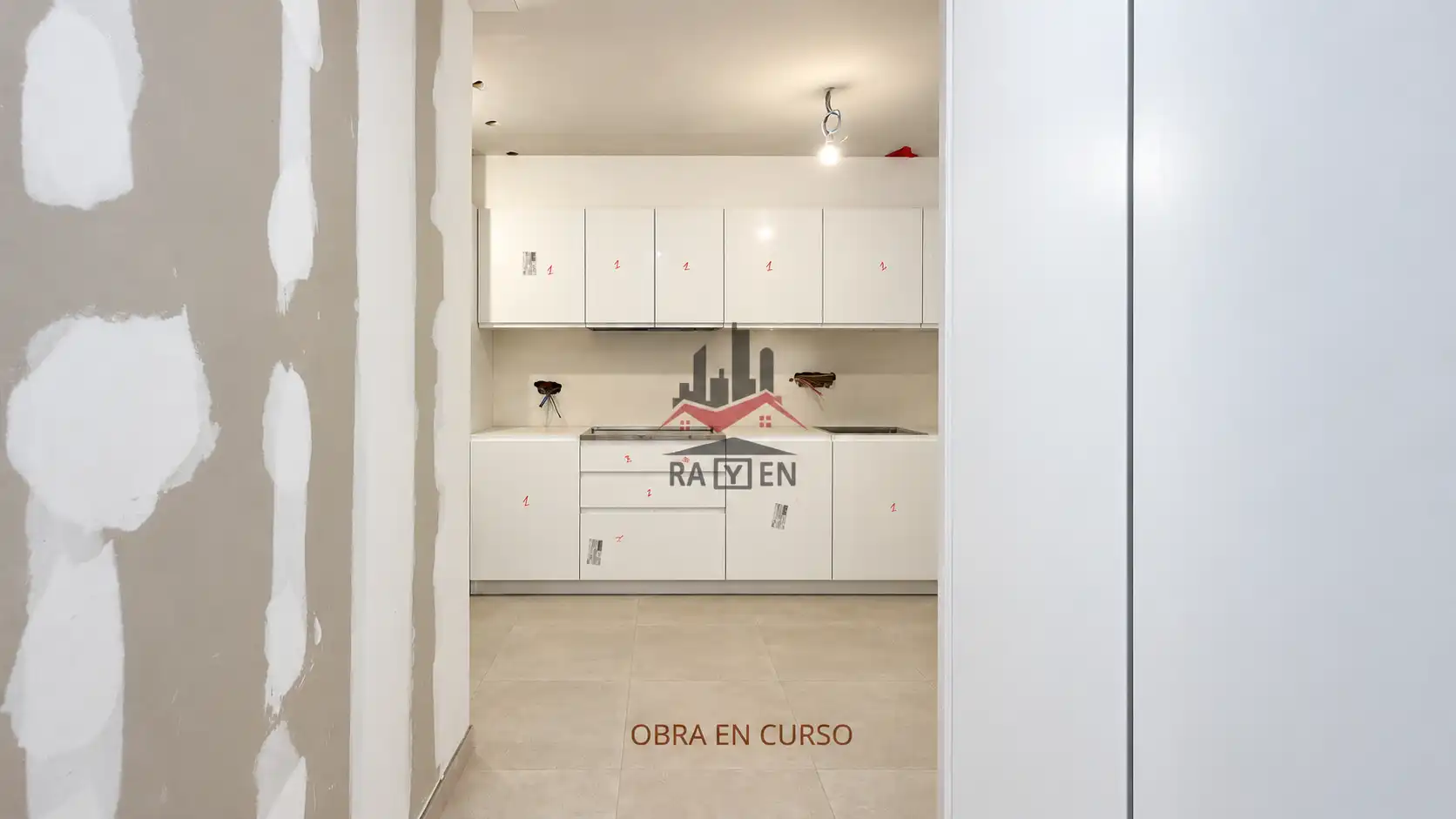 Kitchen of Flat for sale in Creu de la Mà