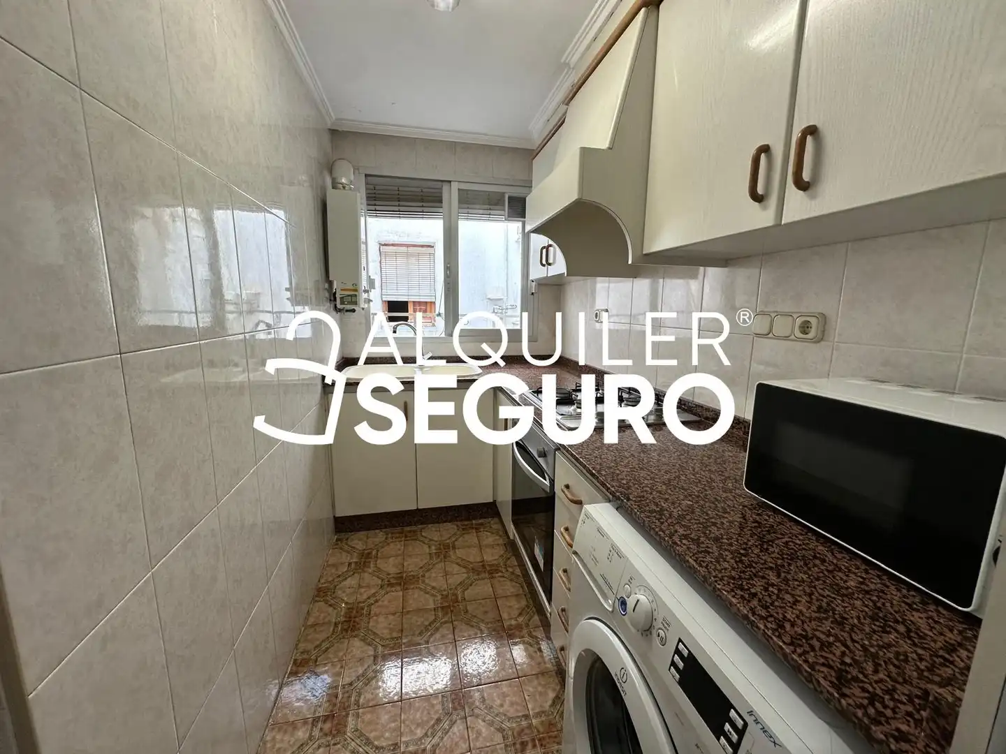 Kitchen of Flat for rent in Mislata  with Air Conditioner, Terrace and Furnished
