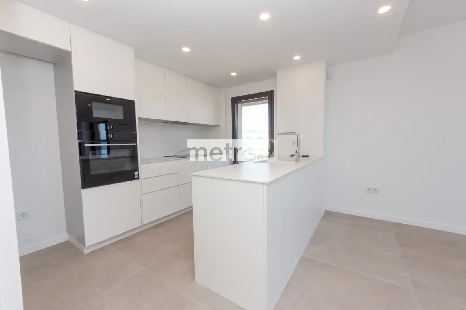 Cocina de Piso de alquiler en Mataró con Aire acondicionado, Calefacción y Terraza