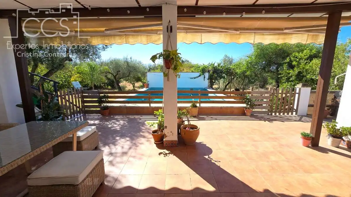 Terrace of Country homes for sale in Pilas  with Air Conditioner, Terrace and Storage room