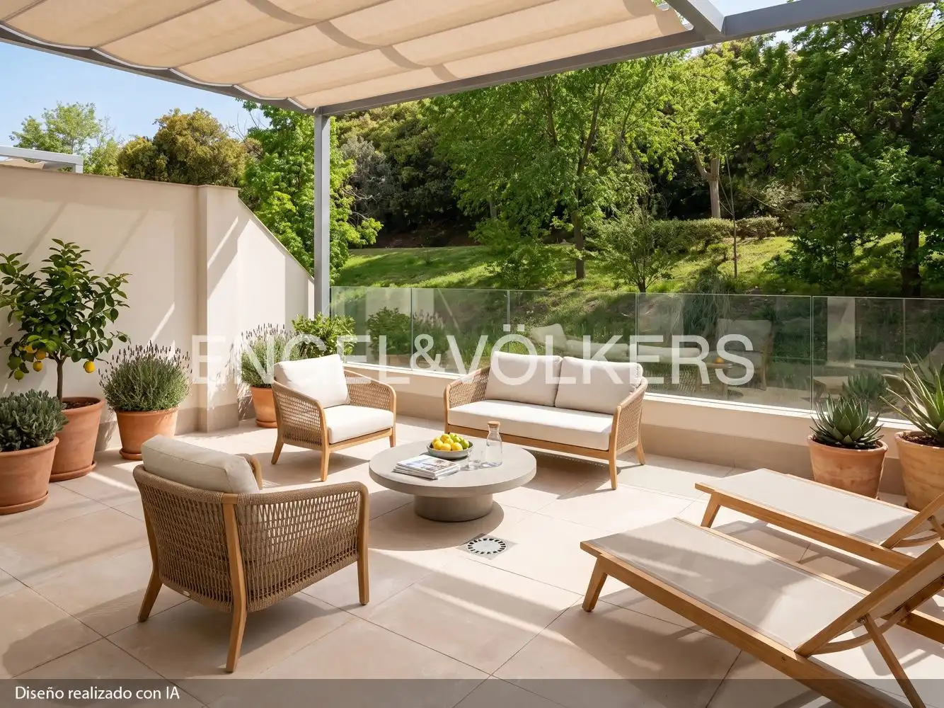 Terrace of Houses for sale in Fuente del Fresno  with Air Conditioner, Heating and Private garden