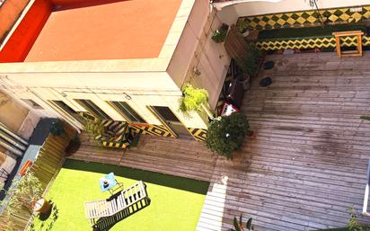 Garden of Flat for sale in  Barcelona Capital  with Air Conditioner, Private garden and Parquet flooring