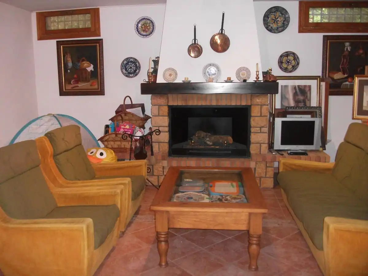 Sala d'estar de Casa o xalet en venda en Albacete amb Terrassa