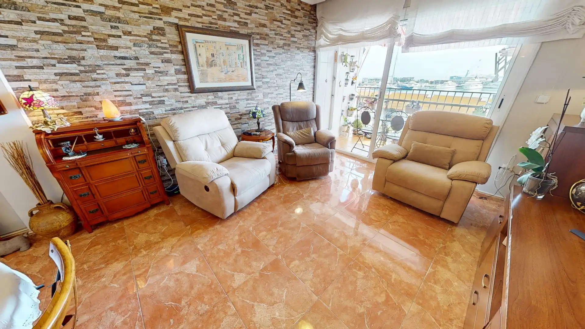 Sala de estar de Piso en venta en Tarragona con Aire acondicionado y Balcón