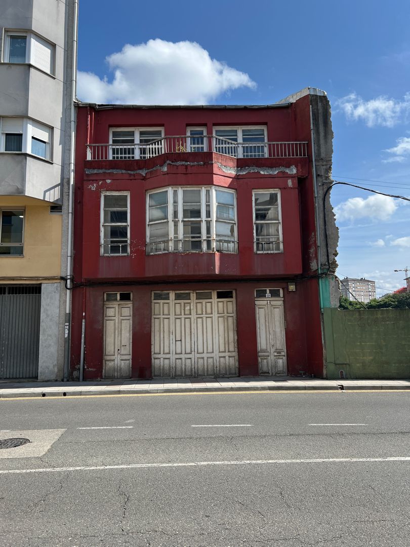 Vista exterior de Casa o xalet en venda en Lugo Capital