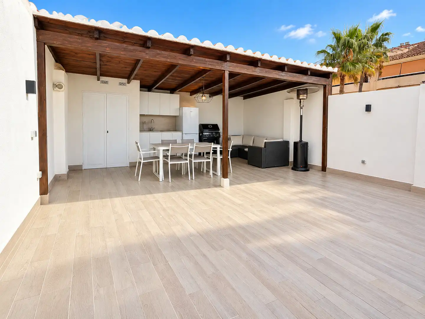 Terraced house with pool for sale in Santangelo, imagen 9
