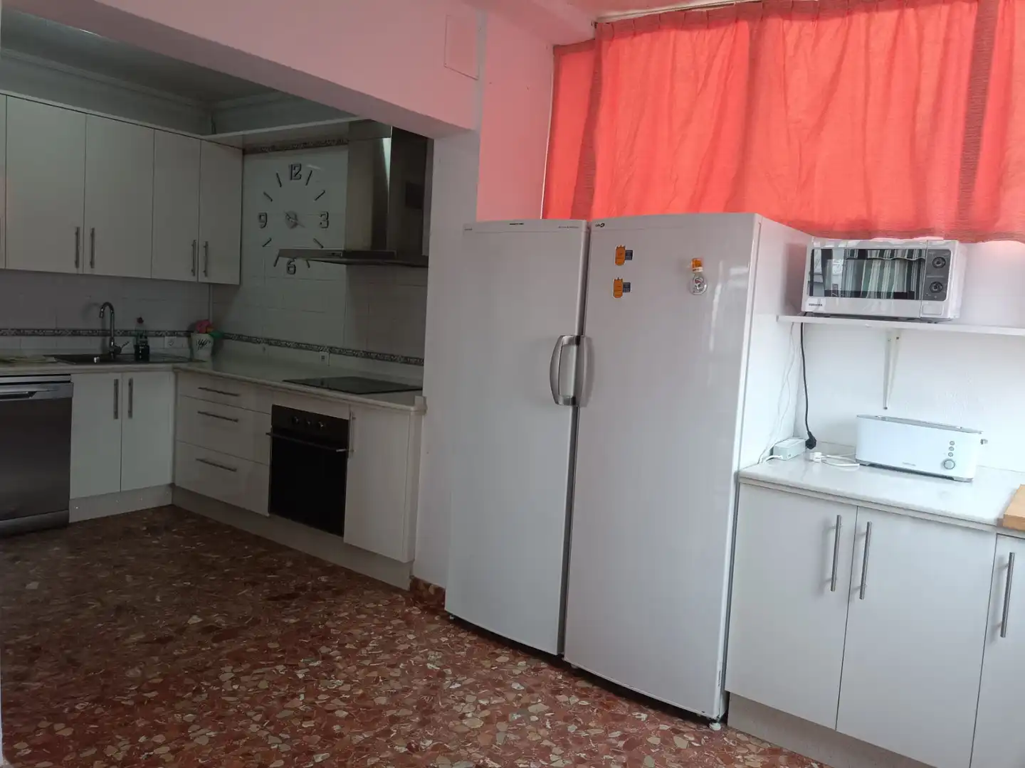 Küche von Dachboden zum Verkauf in Punta Umbría mit Terrasse, Möbliert und Ofen