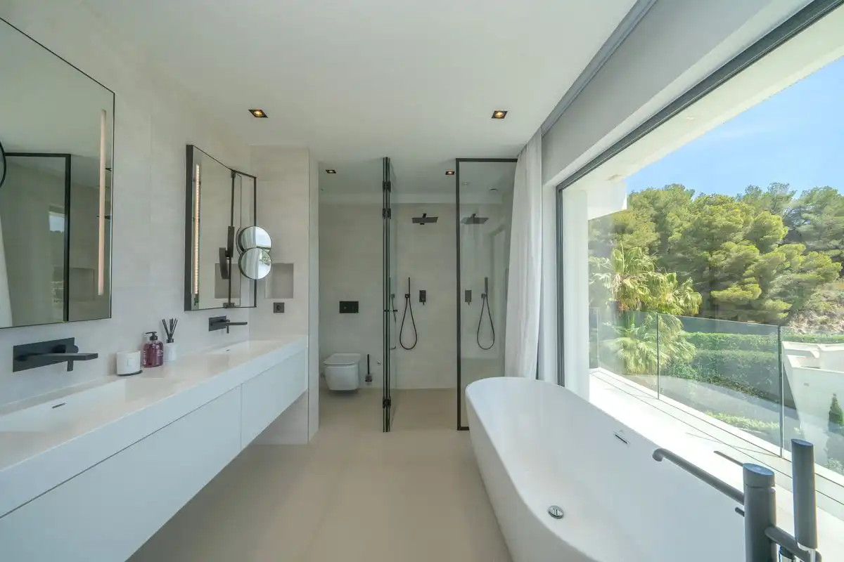 Baño de Casa adosada en venta en Jávea / Xàbia con Aire acondicionado, Calefacción y Terraza