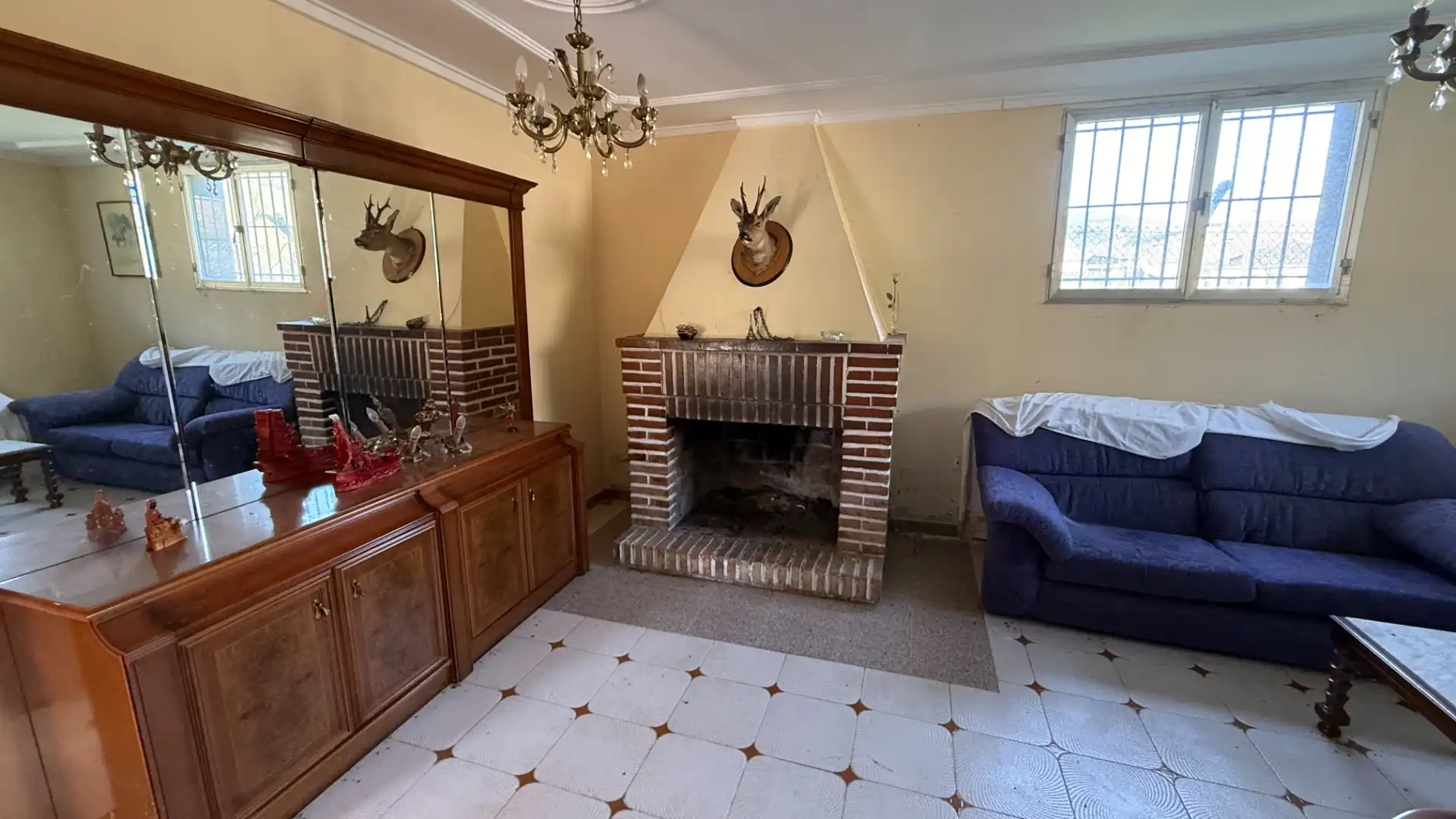 Sala de estar de Casa o chalet en venta en Becerreá con Amueblado