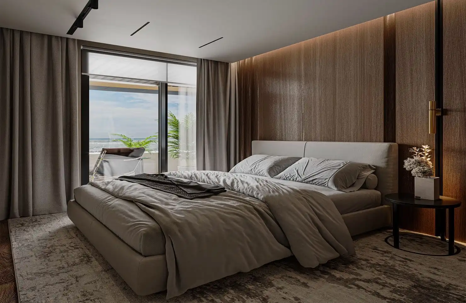 Bedroom of Apartments for sale in Calpe / Calp  with Furnished and Community pool