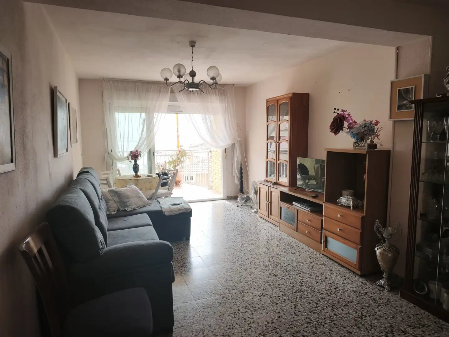 Wohnzimmer von Wohnung zur Miete in El Campello mit Terrasse, Möbliert und Ofen