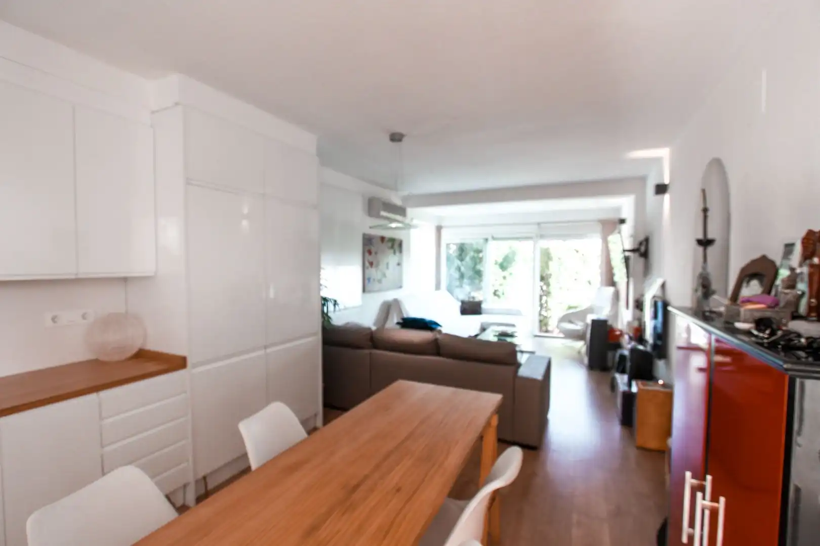 Living room of Apartments for sale in Els Poblets  with Air Conditioner, Private garden and Storage room