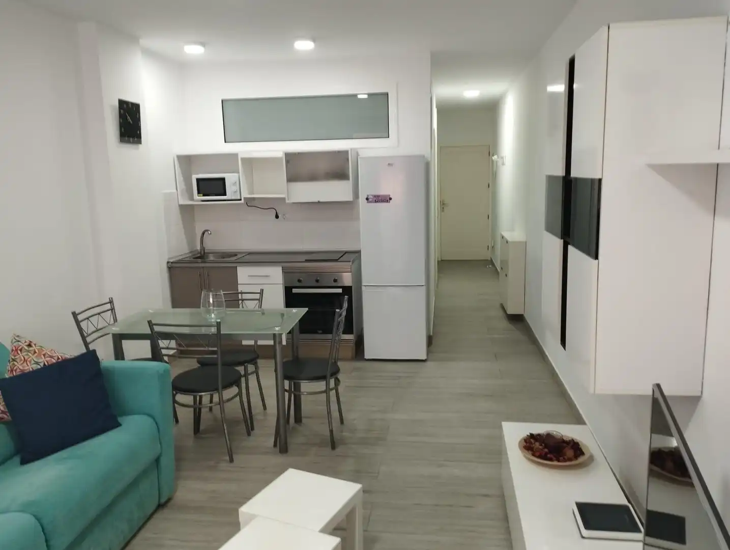 Küche von Wohnungen zur Miete in Las Palmas de Gran Canaria mit Klimaanlage, Terrasse und Möbliert