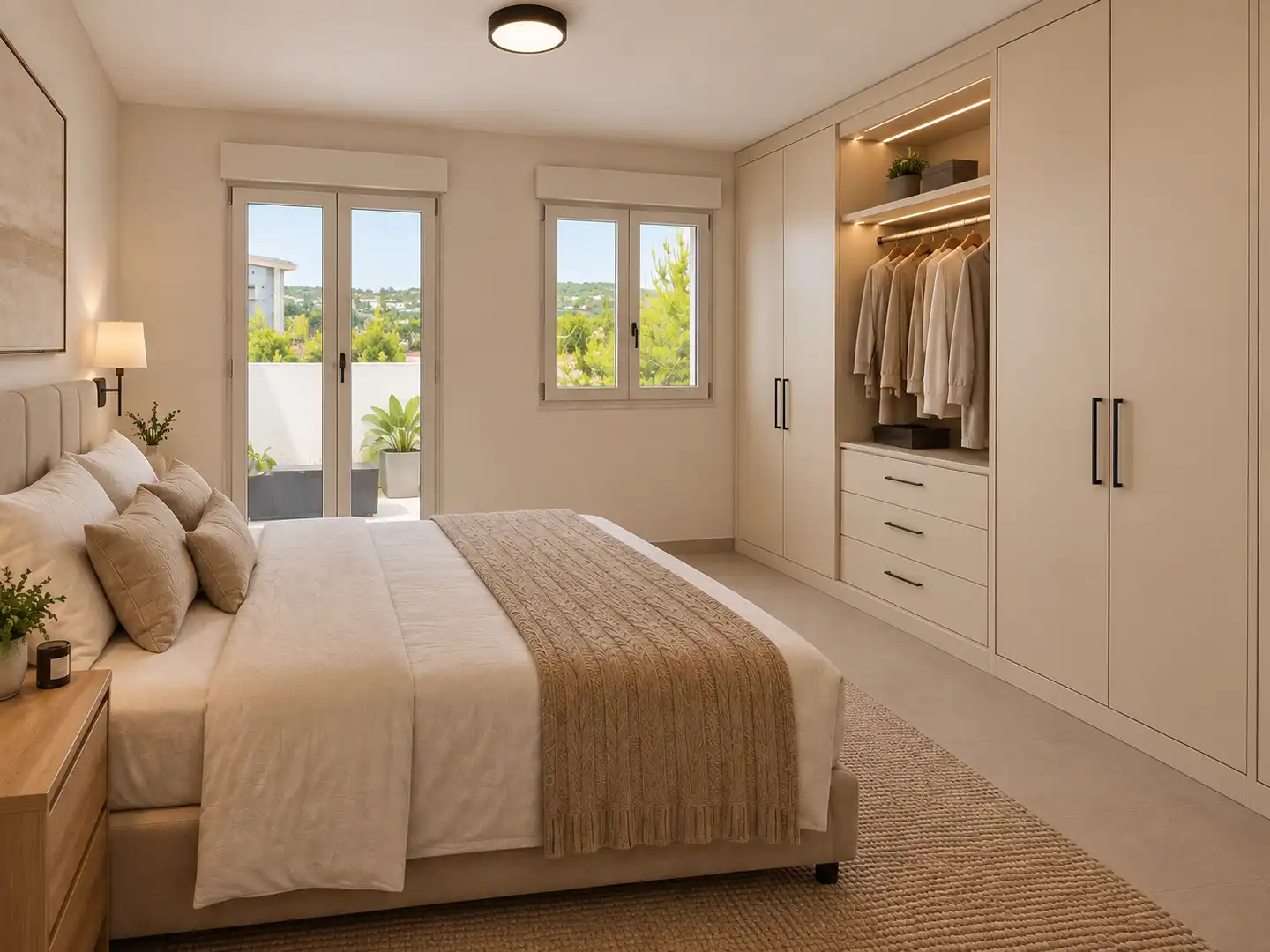 Bedroom of Detached homes for sale in Montserrat  with Air Conditioner, Terrace and Swimming Pool