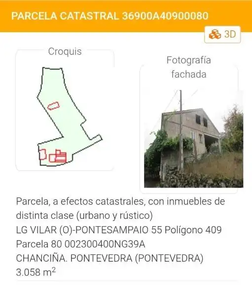 Finca rústica en venda a Lugar 36690, 55, Parroquias Rurales