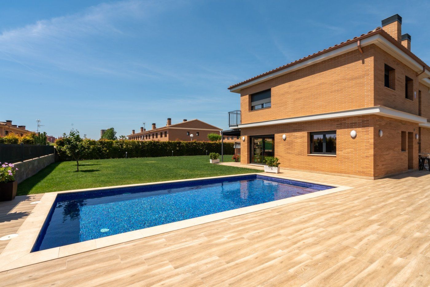 Swimming pool of House or chalet for sale in Cabrera de Mar  with Heating, Private garden and Terrace