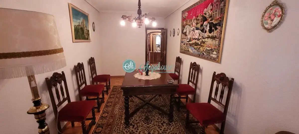 Dining room of Flat for sale in Segovia  with Heating, Parquet flooring and Terrace