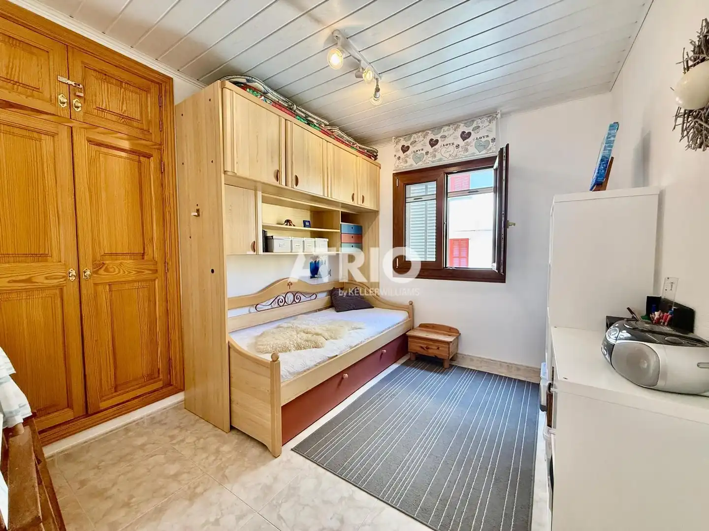 Schlafzimmer von Wohnung zum Verkauf in Santa Margalida mit Klimaanlage, Privatgarten und Terrasse
