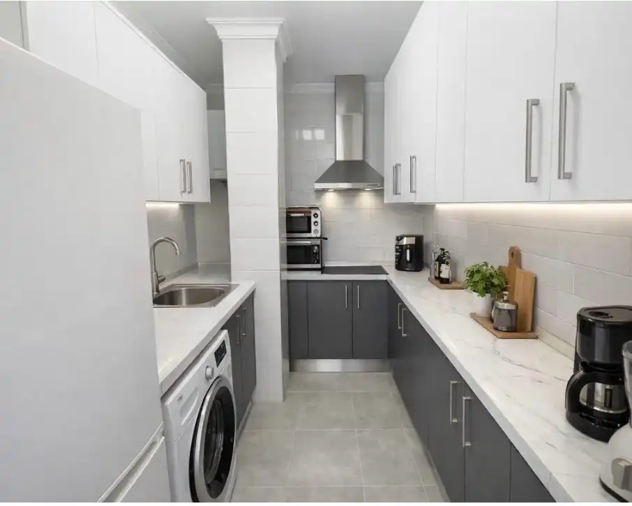 Kitchen of Flat for sale in Torremolinos  with Terrace, Furnished and Oven