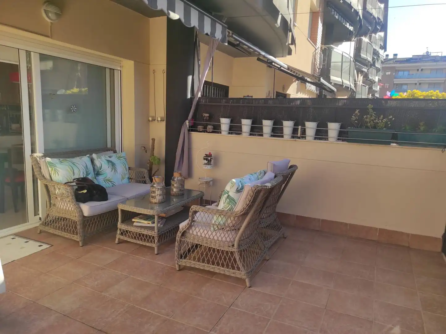 Terraza de Apartamento en venta en Lloret de Mar con Calefacción y Jardín privado