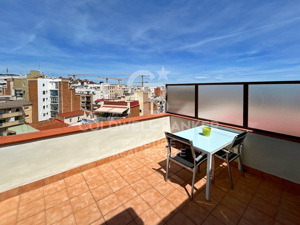 Terrace of Attic for sale in  Barcelona Capital  with Air Conditioner, Furnished and Balcony