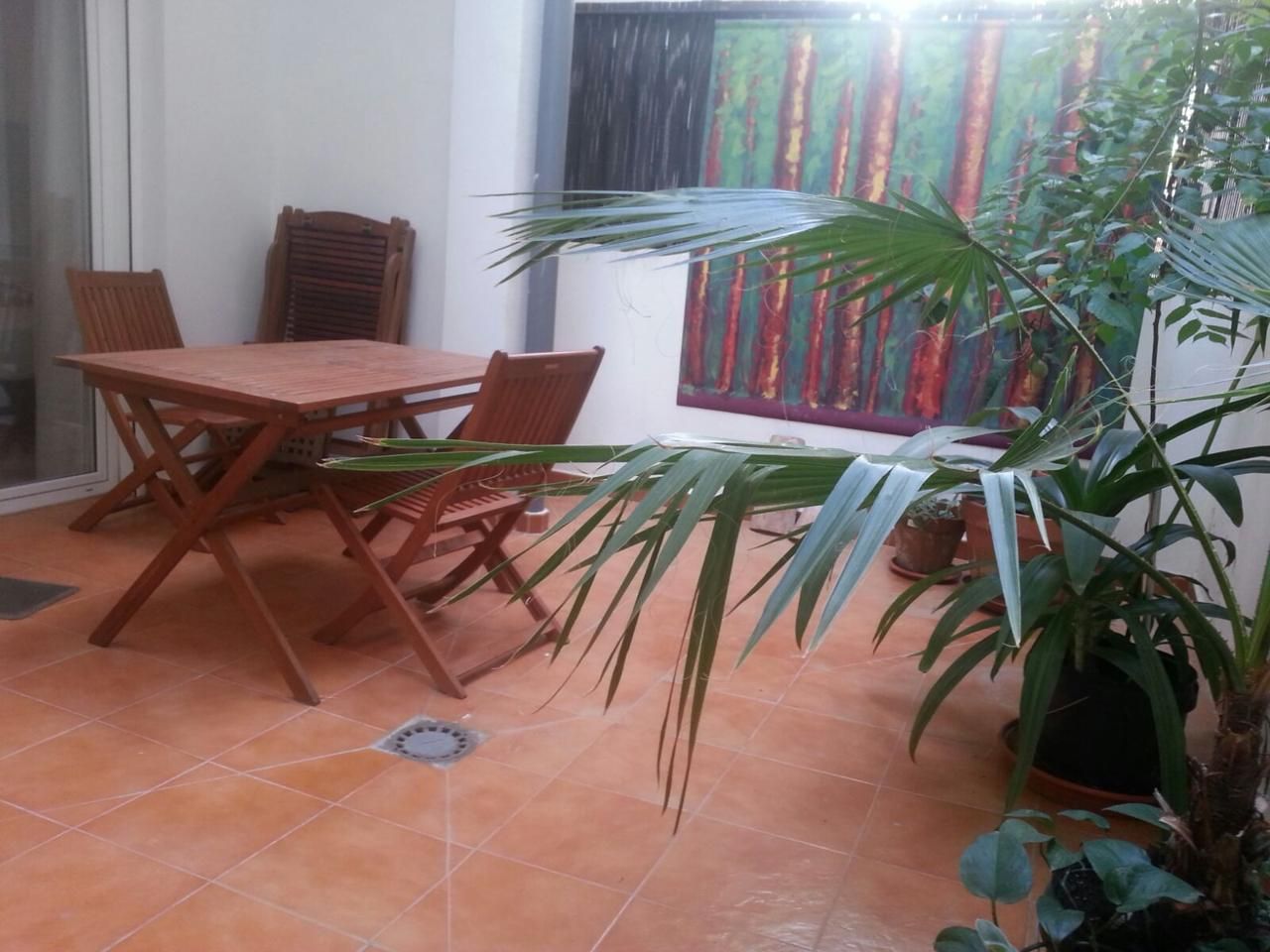 Terrace of Planta baja to rent in  Valencia Capital  with Terrace and Furnished