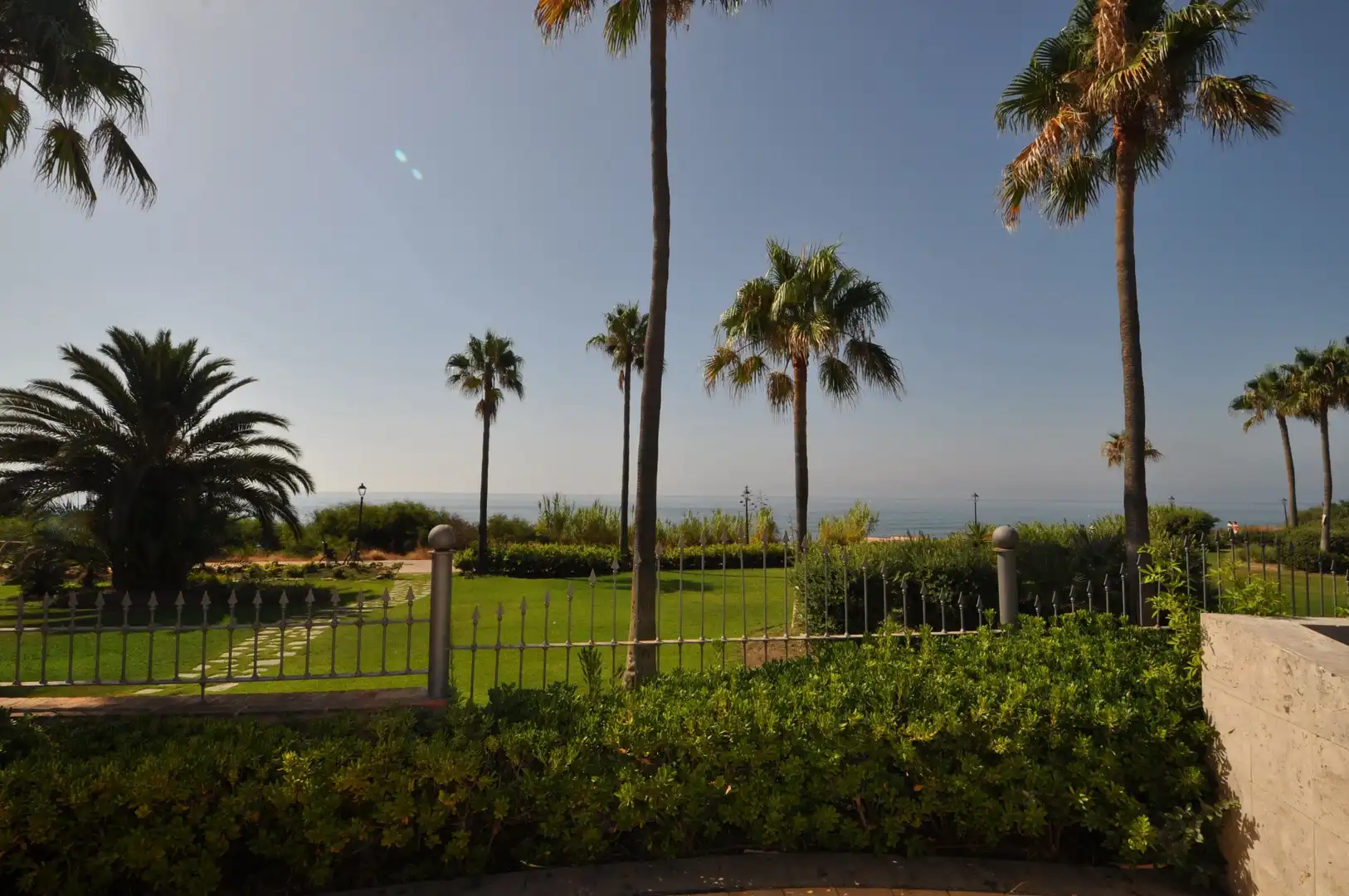 Garten von Dachboden zur Miete in Estepona mit Klimaanlage, Heizung und Terrasse