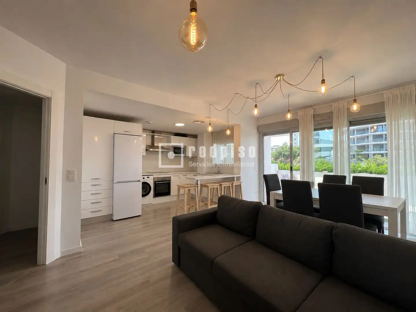 Living room of Flat for rent in Torremolinos  with Air Conditioner, Heating and Private garden