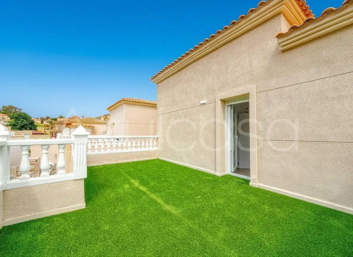 Terrace of Detached homes for sale in El Campello  with Air Conditioner, Terrace and Alarm
