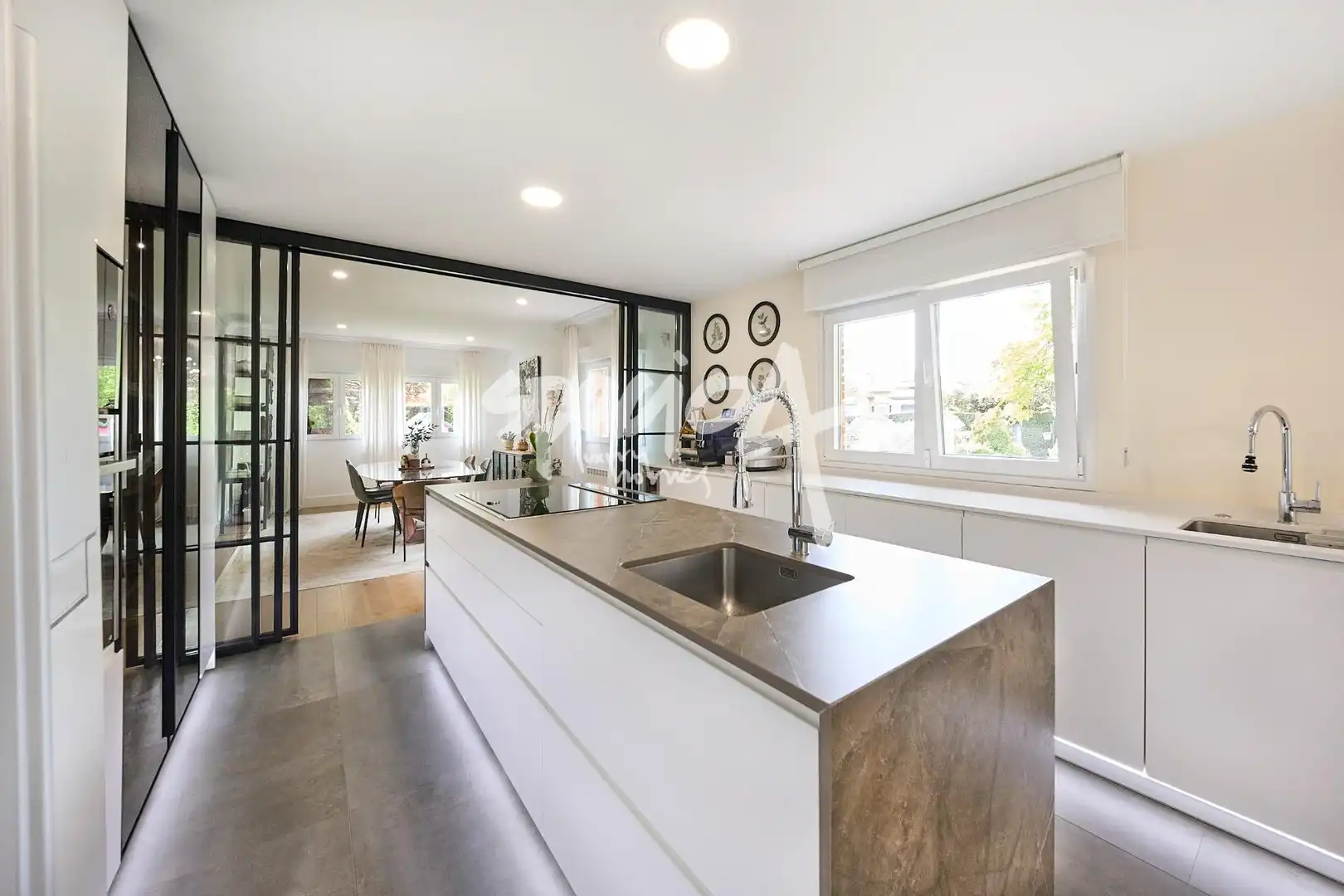Cocina de Casa o chalet de alquiler en Boadilla del Monte con Aire acondicionado, Calefacción y Jardín privado