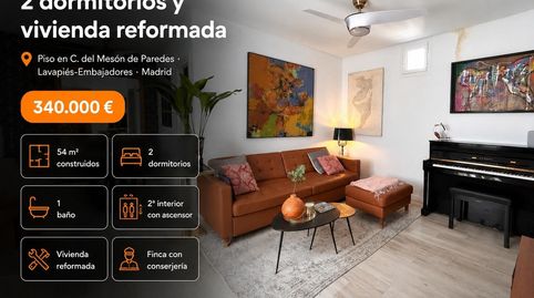 Foto 2 de Piso en venta en Meson de Paredes, Embajadores - Lavapiés, Madrid Capital