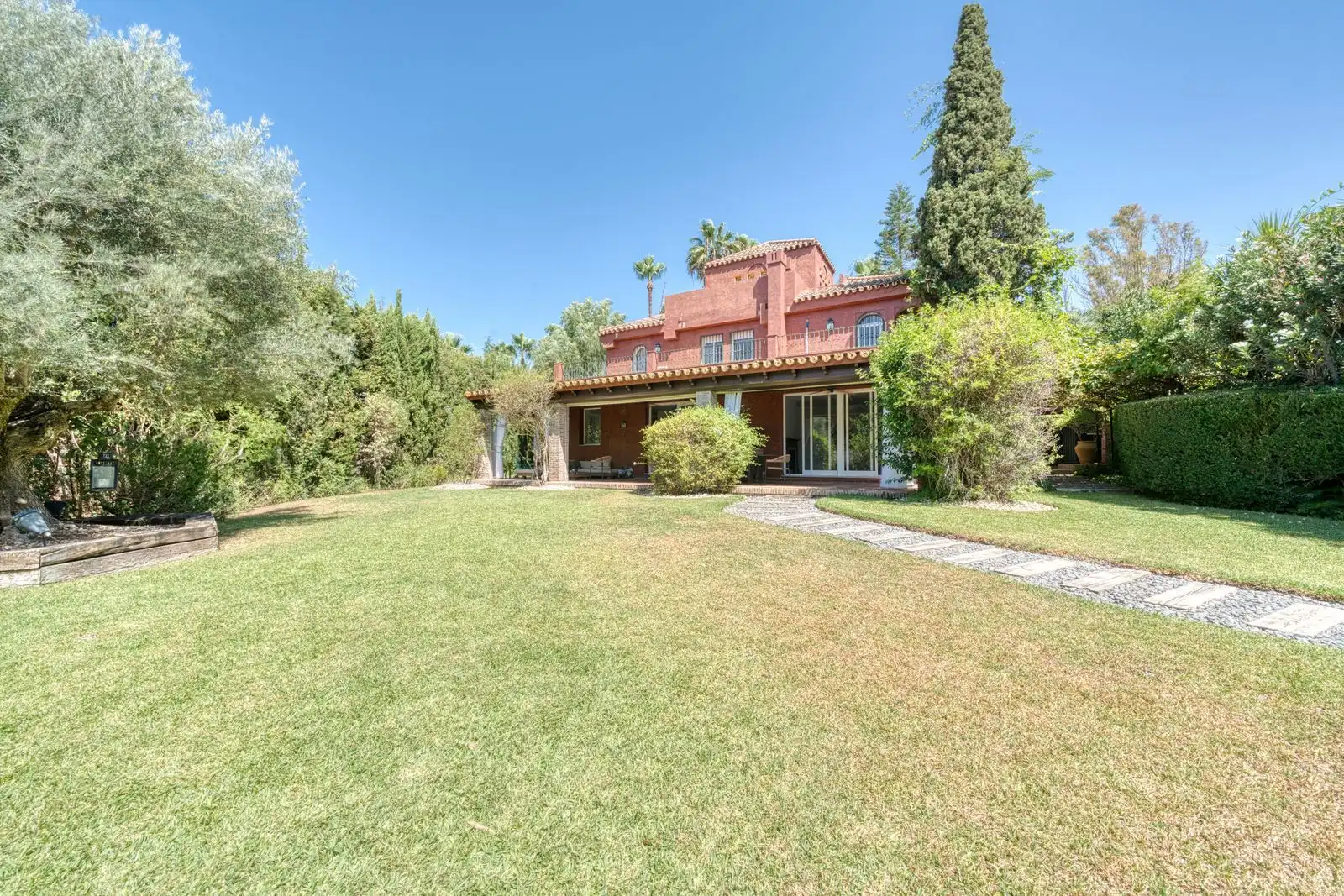 Garden of Houses for rent in Marbella  with Air Conditioner, Private garden and Swimming Pool