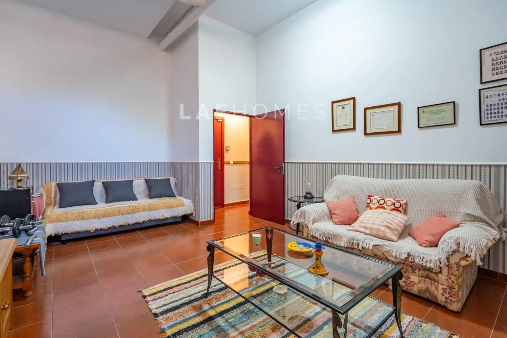 Sala d'estar de Casa adosada en venda en Málaga amb Aire condicionat, Calefacció i Terrassa