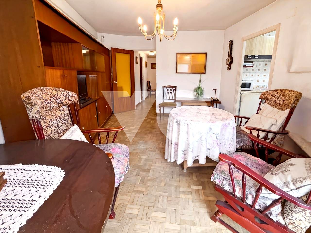 Menjador de Pis en venda en  Madrid Capital amb Aire condicionat, Calefacció i Terrassa