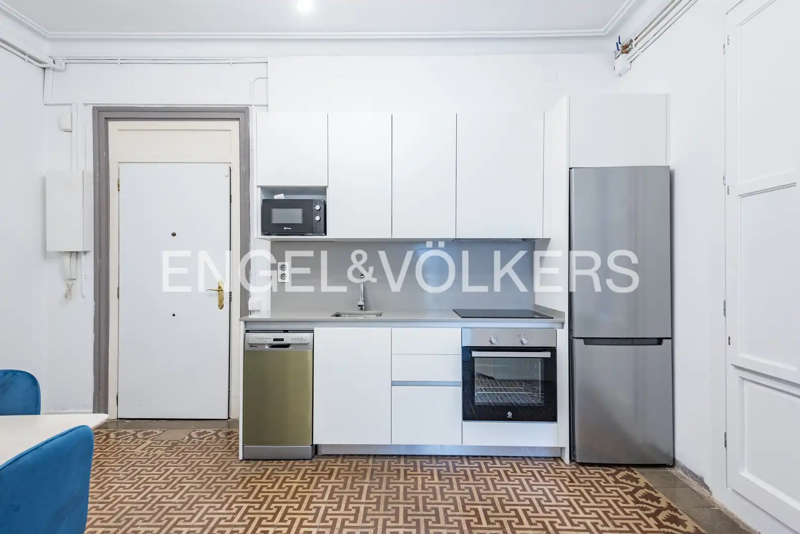 Cocina de Piso de alquiler en Barcelona con Aire acondicionado, Calefacción y Trastero