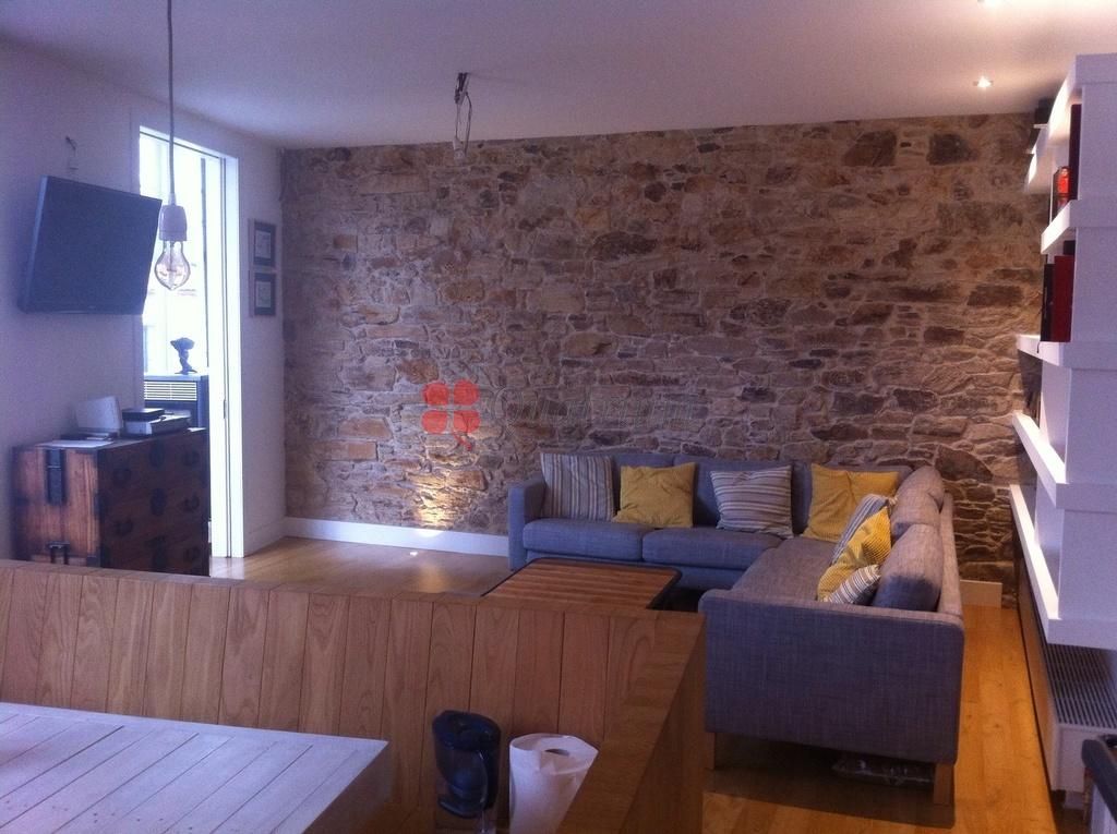 Sala d'estar de Pis en venda en Santiago de Compostela  amb Moblat