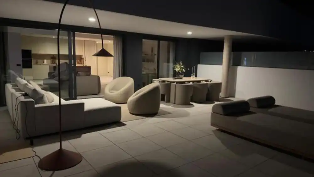 Sala d'estar de Apartament de lloguer en Marbella amb Aire condicionat, Calefacció i Terrassa