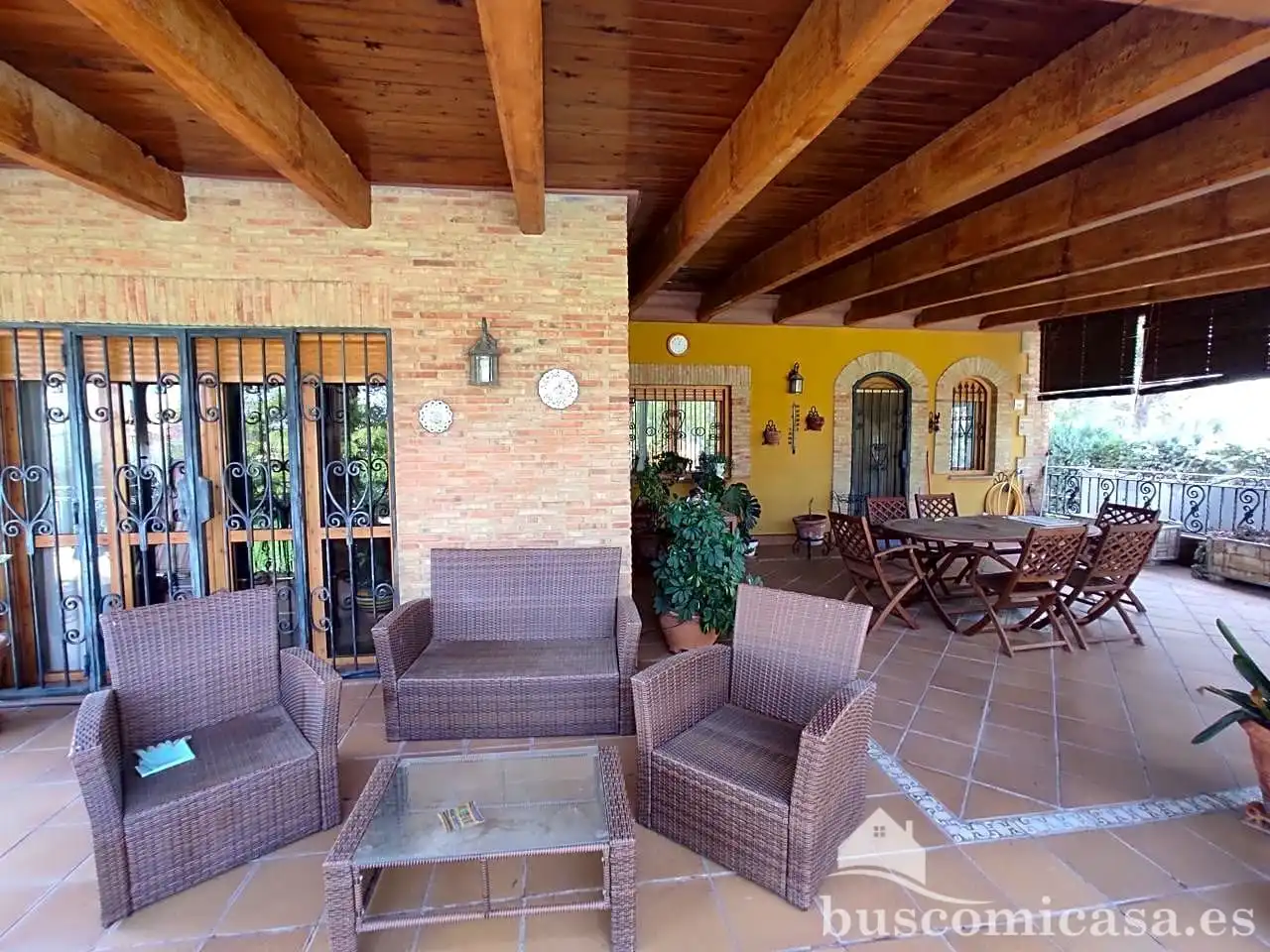 Terrassa de Casa o xalet en venda en Linares amb Aire condicionat, Calefacció i Jardí privat