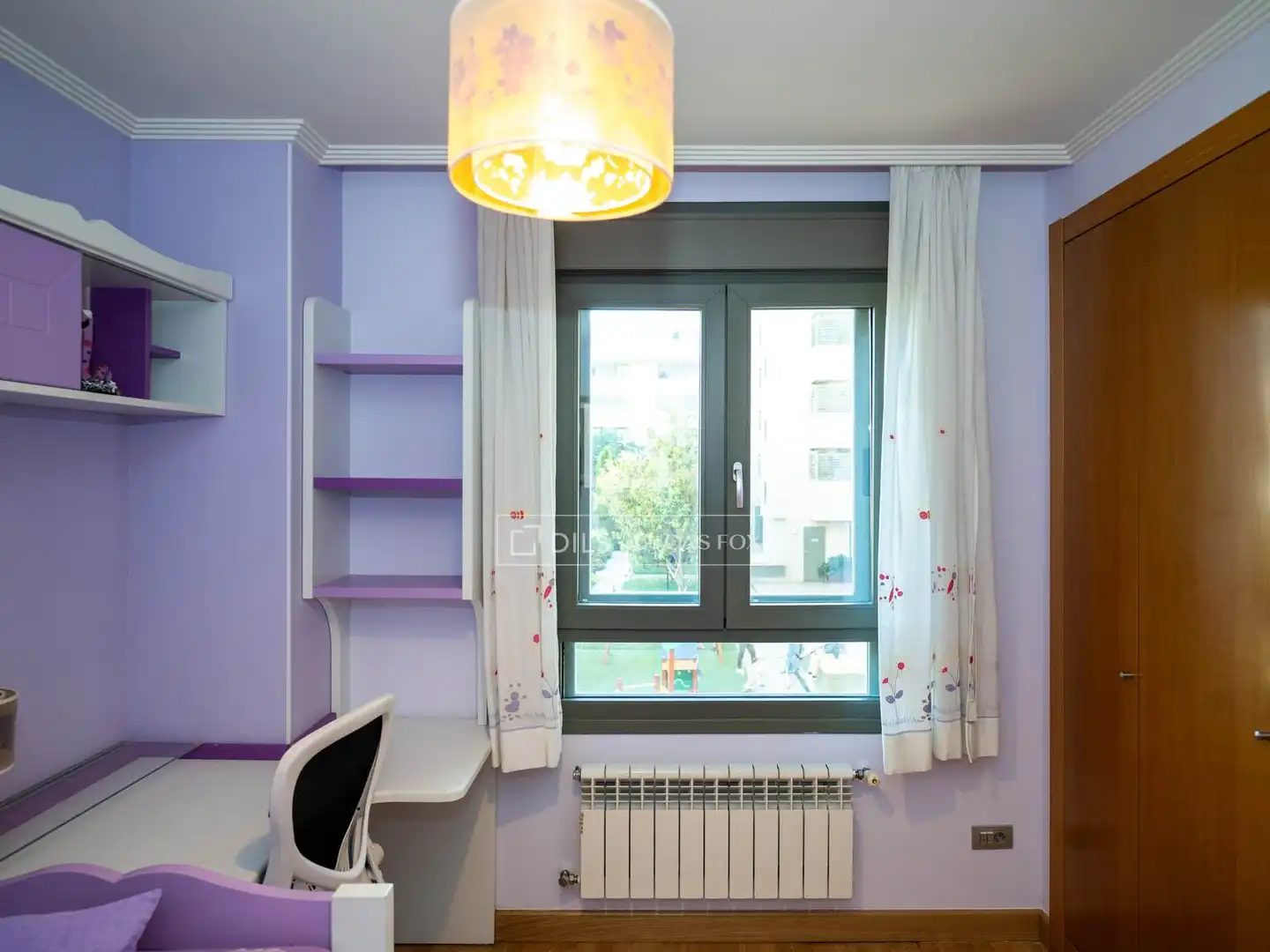 Bedroom of Flat for rent in Madrid  with Air Conditioner, Heating and Private garden