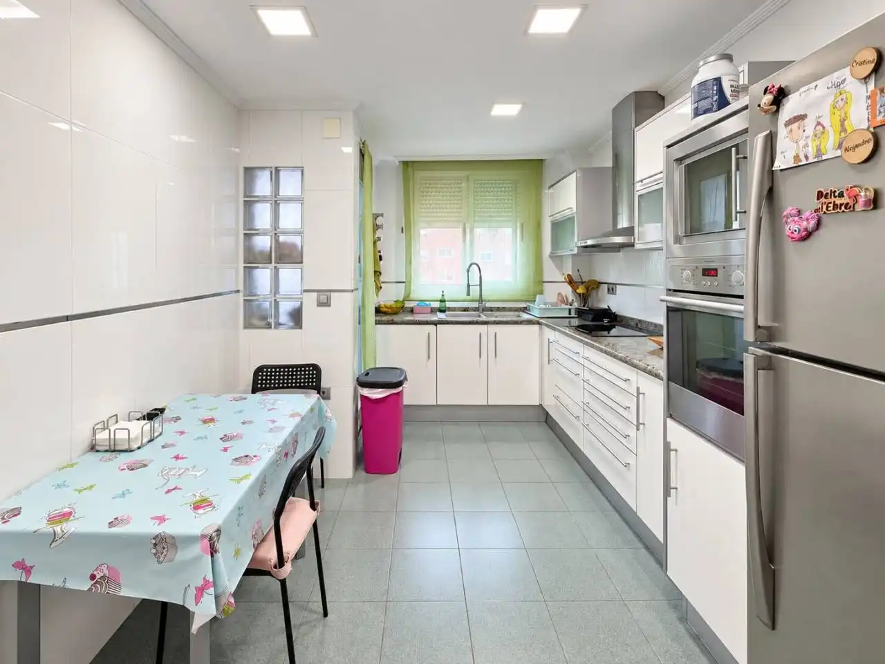 Kitchen of Flat for sale in Vila-real  with Air Conditioner, Furnished and Balcony
